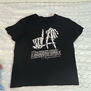 “LA” skeleton hands Graphic tee (Black)